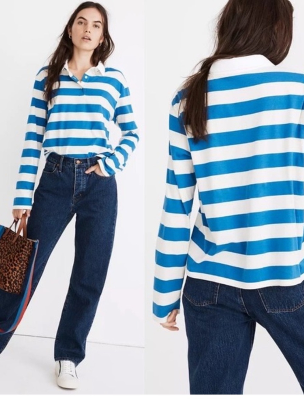 Kule Rugby striped women’s polo shirt